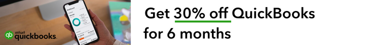 Get an exclusive 30% off for 6 months discount for each QuickBooks Plan